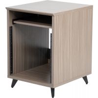 Gator Frameworks Meuble rack studio 10U Elite bois gris - Vue 4